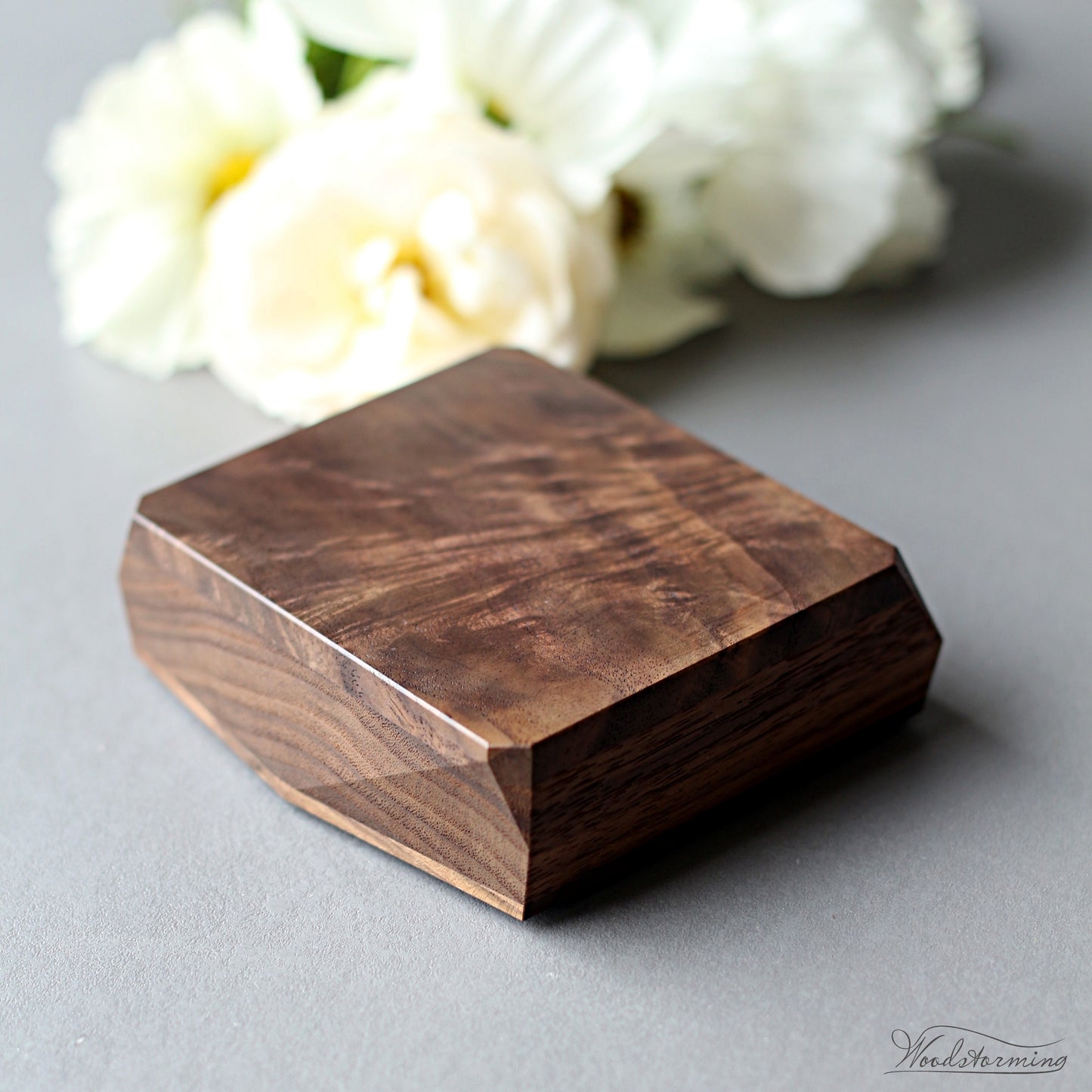 Wedding ceremony ring box, ring bearer box